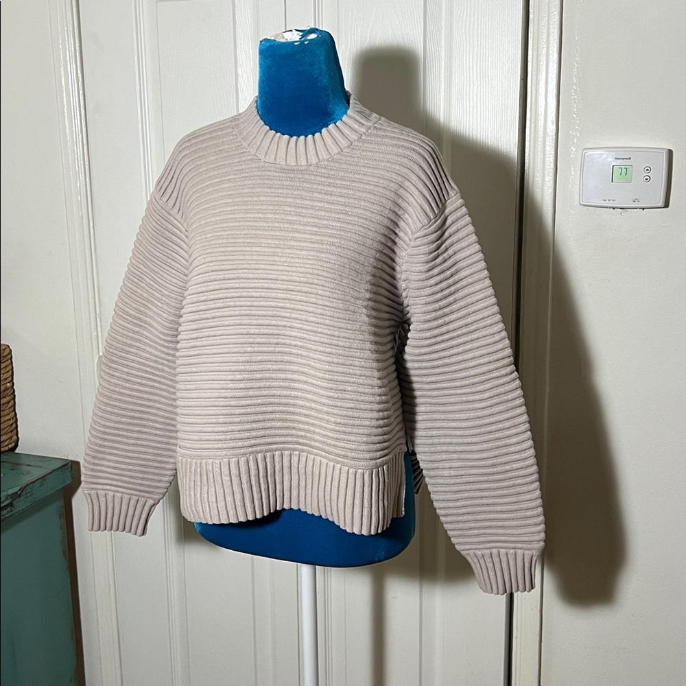 Varley Talbot Ribbed Side Zip Pullover Small - Picture 3 of 9